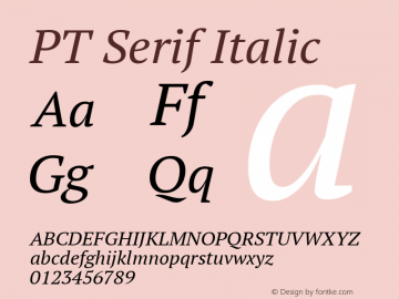 PT Serif