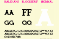 Halidians Blockserif