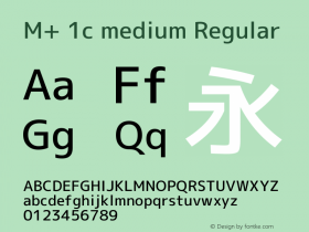 M+ 1c medium