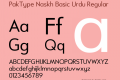 PakType Naskh Basic Urdu