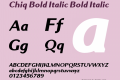 Chiq Bold Italic