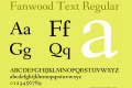 Fanwood Text