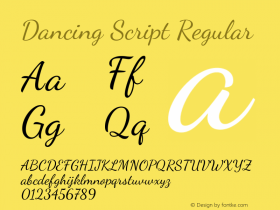 Dancing Script