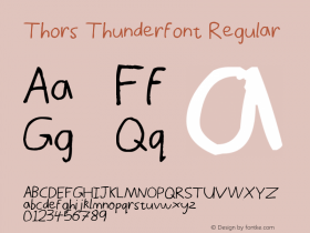 Thors Thunderfont