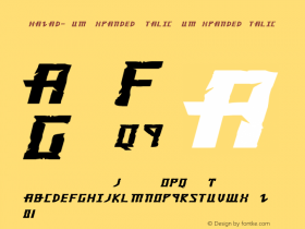 Khazad-Dum Expanded Italic