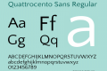 Quattrocento Sans