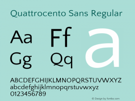 Quattrocento Sans