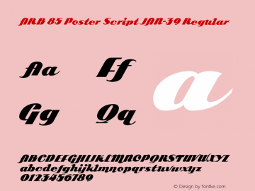 ARB 85 Poster Script JAN-39