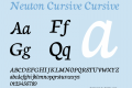 Neuton Cursive