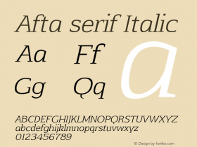 Afta serif