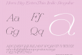 Hera Big ExtraThin Italic