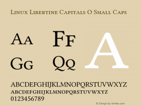 Linux Libertine Capitals O