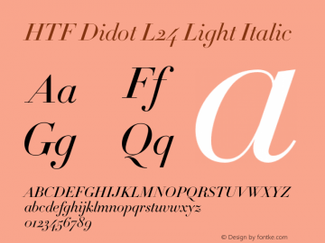 HTF Didot L24 Light