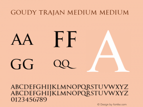 Goudy Trajan Medium