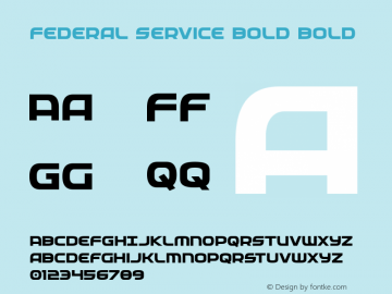 Federal Service Bold