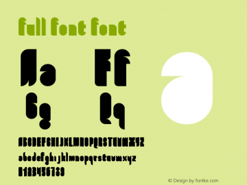 full font