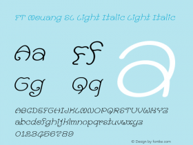 FT Meuang SL Light Italic