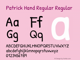 Patrick Hand Regular