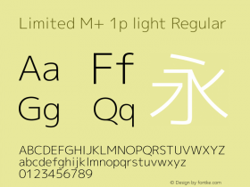 Limited M+ 1p light