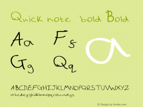 Quick note_bold
