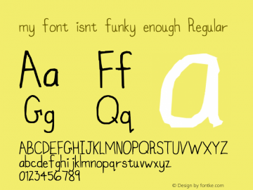 my font isnt funky enough