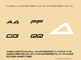 Capella Condensed Italic
