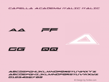 Capella Academy Italic