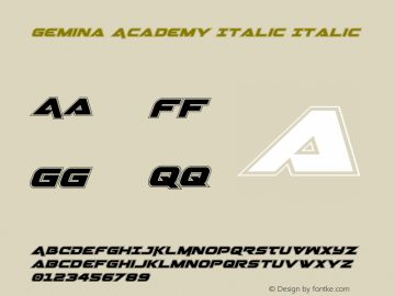 Gemina Academy Italic