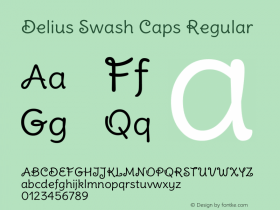 Delius Swash Caps