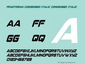 Praetorian Condensed Italic