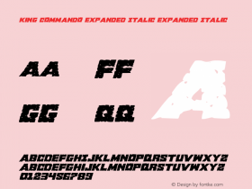 King Commando Expanded Italic