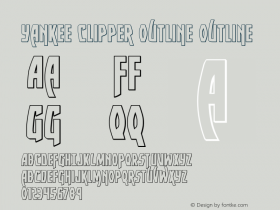 Yankee Clipper Outline