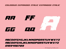 Colossus Expanded Italic