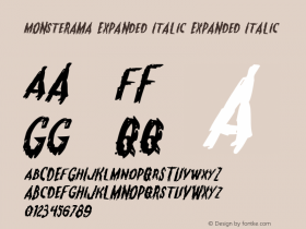 Monsterama Expanded Italic