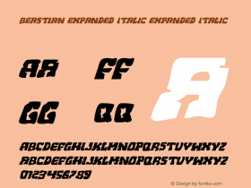 Beastian Expanded Italic