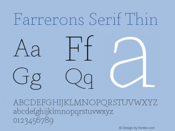 Farrerons Serif