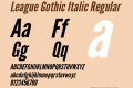 League Gothic Italic