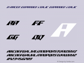 X-Racer Expanded Italic