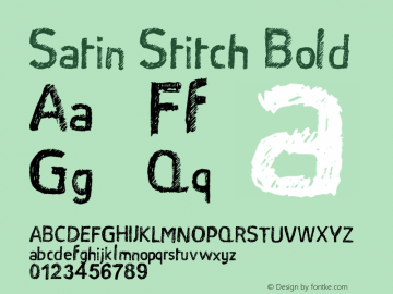 Satin Stitch