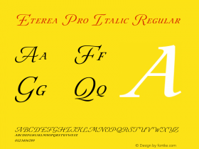 Eterea Pro Italic