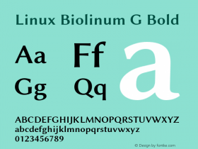 Linux Biolinum G