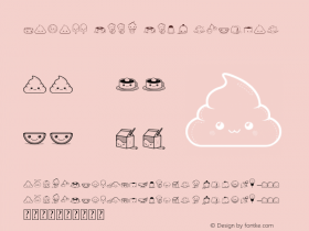 Kawaii Food Font