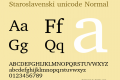 Staroslavenski unicode