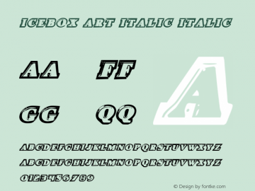 Icebox Art Italic