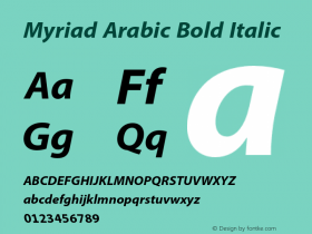 Myriad Arabic