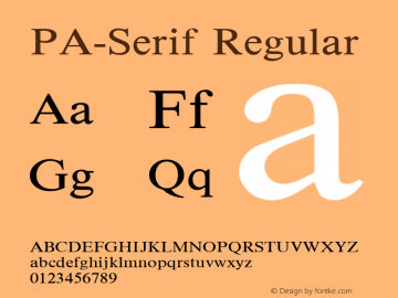 PA-Serif