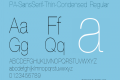 PA-SansSerif-Thin-Condensed