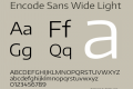 Encode Sans Wide