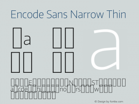 Encode Sans Narrow