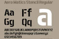 Aero Matics Stencil